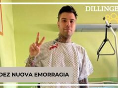 Fedez nuova perdita di sangue e nuova trasfusione