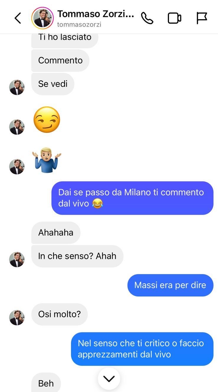 ECCO LE CHAT COMPROMETTENTI FRA TOMMASO ZORZI E PIETRO FANELLI -  dillingernews.it